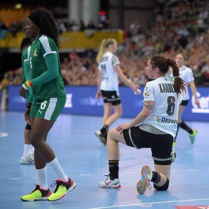 Jenny Karolius GER 6 at Games Germany GER vs Cameroon CMR Handball Women World Cup Leipzig 01 12 2017 Leipzig Copyright: xModlax Eibner-Pressefotox EP_cma