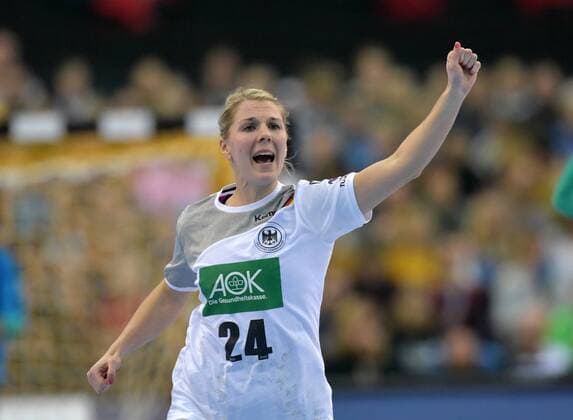 Lone Fischer GER 24 at Game Germany GER vs Cameroon CMR Handball Women World Cup Leipzig 01 12 2017 Leipzig Copyright: xModlax Eibner-Pressefotox EP_cma