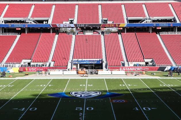 December 01, 2017: Interior photo of Levi s Stadium prior to the start of the 2017 PAC-12 Football Championship game between the USC Trojans and the Stanford Cardinal. CSM. NCAA College League USA Football 2017: Pac-12 Championship Game-Stanford vs USC DEC 01 - ZUMAc04_ 20171201_zaf_c04_004 Copyright: xChristopherxTrimx
