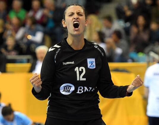 Czech Republic vs Argentina Handball Women World Cup in Germany Season 2017 2018 Bietigheim Bissingen EgeTrans Arena 2 12 2017 Ponce De Leon Florencia Maria Argentina