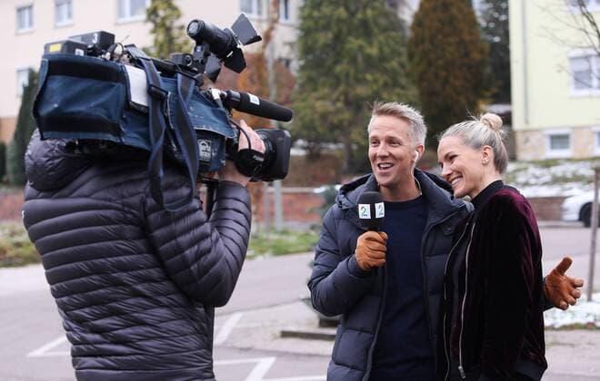 BAU 02 12 2017 Ditzingen Handball World Cup Norway Former captain and World Handball player of the Norwegian team Gro Hammerseng Edin She works as an expert on the Norwegian TV channel TV 2