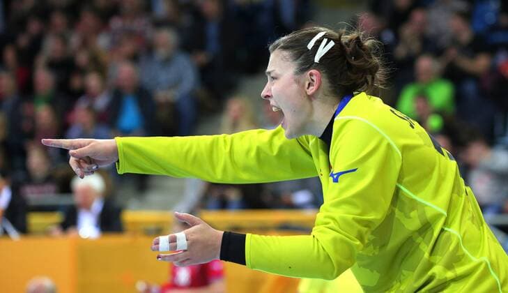 02 12 2017 Germany Bietigheim Handball Womens World Cup International Friendlies Czech Republic vs Argentina Veronika Galuskova CZE