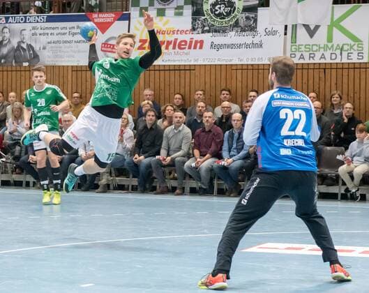 Germany 97072 Würzburg s Oliver Arena 02 12 2017 Handball Bundesliga 2 Bundesliga 2 Liga DKB Handball Bundesliga DJK Rimpar Wölfe HSC 2000 Coburg Picture of Jan Schäffer DJK Rimpar Wolves 15 Krechel Oliver HSC 2000 Coburg 22 Copyright: Fotograf:xVolkerxDanzerx+++xAgenturxHMBxMedia HeikoxBecker