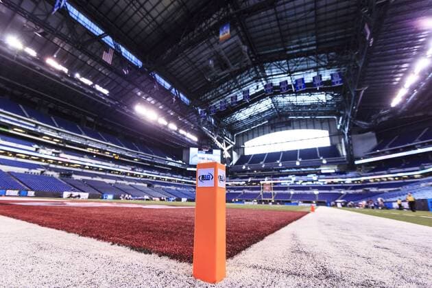 December 2, 2017: at the BigTen Championship Football Game between the Ohio State Buckeyes and the Wisconsin Badgers at Lucas Oil Stadium in Indianapolis, Indiana. JP Waldron Cal Media NCAA College League USA FOOTBALL 2017: Big Ten Championship Ohio State vs Wisconsin DEC 02 - ZUMAc04_ 20171202_zaf_c04_120 Copyright: xJpxWaldronx