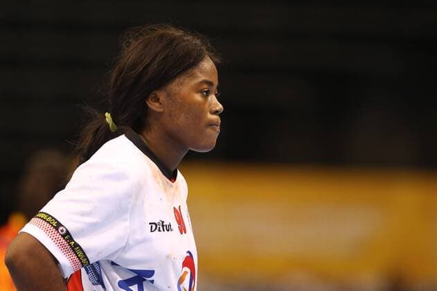 Isabel Evelize Guialo Angola Spain vs Angola Handball Women World Cup 02 12 2017 Trier Copyright: xWeissx Eibner-Pressefotox EP_rws