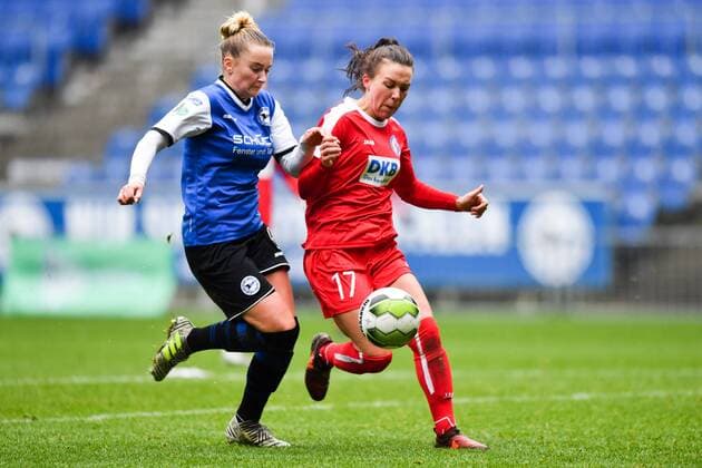 Nina Lange DSC Arminia Bielefeld 9 Viktoria Schwalm Potsdam 17 Football DFB Womens Cup DSC Arminia Bielefeld 1 FFC Turbine Potsdam xmkx