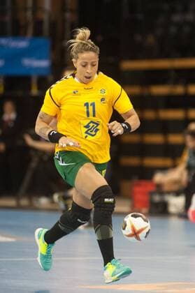 GER IHF World Cup 2017 Tunisia TUN vs Brazil BRA 03 12 2017 EWE Arena Oldenburg Germany 23 IHF World Championship 2017 Womens first round Group C Tunisia vs Brazil in picture Tamires COSTA Brazil 11 Nordphotox xRojahn nph00300