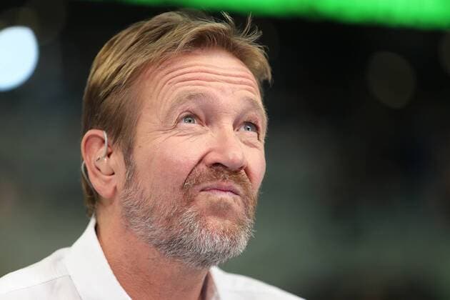 Martin Schwalb expert Sky Sport TV television disappointed looking disappointment frustration disappointed pessimistic single action action portrait Portrait Handball DKB Bundesliga Rhein Neckar Löwen HC Erlangen xozx