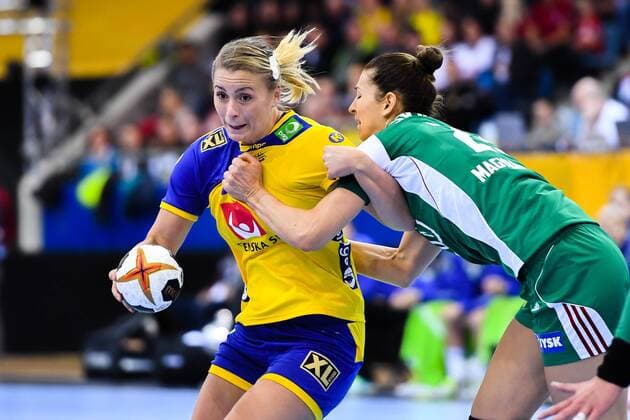 171203 Swedens Isabelle Gullden during the match between Hungary and Sweden during the World Cup World Cup on December 3, 2017 in Bietigheim Bissingen  Copyright: CARLxSANDIN BB171203CS033