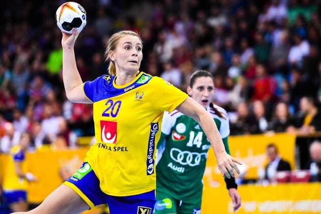 171203 Swedens Isabelle Gullden during the match between Hungary and Sweden during the World Cup World Cup on December 3, 2017 in Bietigheim Bissingen  Copyright: CARLxSANDIN BB171203CS045