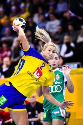 171203 Swedens Ulrika Toft Hansen during the match between Hungary and Sweden during the World Cups World Cup on December 3, 2017 in Bietigheim Bissingen  Copyright: CARLxSANDIN BB171203CS048