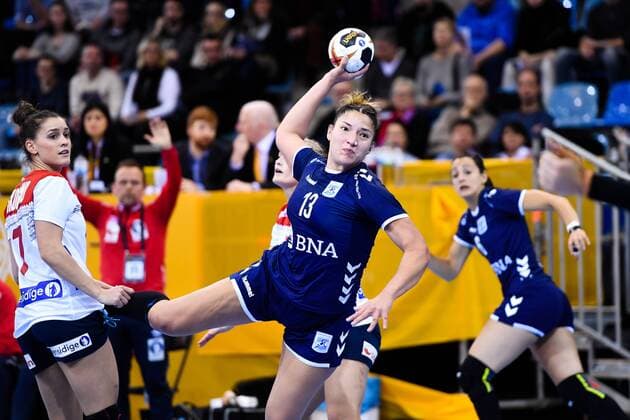 171203 Argentinas Giuliana Gavilan in the match between Argentina and Norway during the World Cups World Cup on December 3, 2017 in Bietigheim Bissingen  Copyright: CARLxSANDIN BB171203CS106