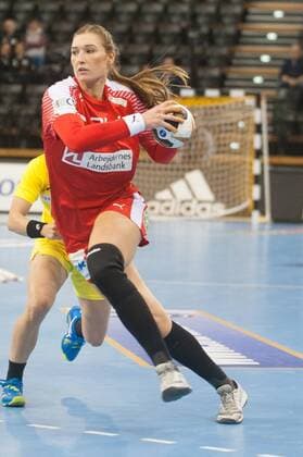 GER IHF World Cup 2017 Japan JPN vs Denmark DEN 03 12 2017 EWE Arena Oldenburg Germany 23 IHF World Championship 2017 Womens first round Group C Japan vs Denmark pictured Line HAUGSTED THE 31st Nordphotox xRojahn nph00300
