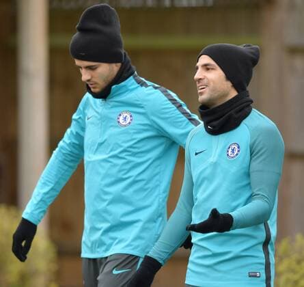 Chelsea Training Session Cesc F?bregas during the Chelsea Training Session at their Training Ground in Cobham, UK. Content Not Available For UK Newspapers Copyright: xSimonxDaelx FIL-11048-0005