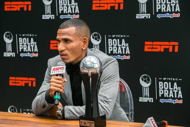 Premio Bola de Prata ESPN SAO PAULO, SP - 04.12.2017: Premio BOLA DE PRATA ESPN - Silver Ball Award reaches its 48th edition this Monday (04) in SP and aims to reward the best athletes of 2017. featured Otero do Atletico Mineiro. (Photo: Tom Vieira Freitas Fotoarena) x1441954x  TomxVieiraxFreitas