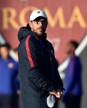 Eusebio Di Francesco coach Roma Roma 04-12-2017 Centro Sportivo Trigoria AS Roma Champions League training 2017 2018 Foto Andrea Staccioli Insidefoto andreaxstaccioli