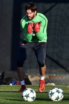 Bilder des Tages - SPORT Alisson Becker Roma 04-12-2017 Centro Sportivo Trigoria AS Roma Champions League training 2017 2018 Foto Andrea Staccioli Insidefoto andreaxstaccioli