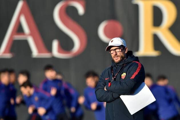 Eusebio Di Francesco coach Roma Roma 04-12-2017 Centro Sportivo Trigoria AS Roma Champions League training 2017 2018 Foto Andrea Staccioli Insidefoto andreaxstaccioli