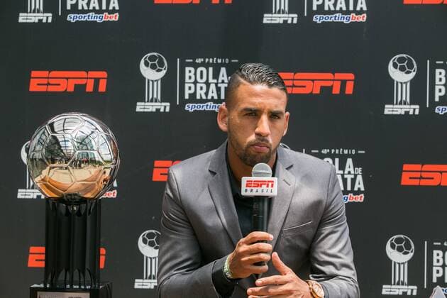 Premio Bola de Prata ESPN SaO PAULO, SP - 04.12.2017: PReMIO BOLA DE PRATA ESPN - Silver Ball Award reaches its 48th edition this Monday (04) in SP and aims to reward the best athletes of 2017. In the Spotlight Michel do Gremio. (Photo: Tom Vieira Freitas Fotoarena) x1442050x  TomxVieiraxFreitas