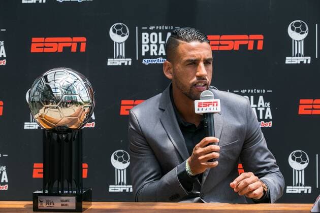 Premio Bola de Prata ESPN SaO PAULO, SP - 04.12.2017: PReMIO BOLA DE PRATA ESPN - Silver Ball Award reaches its 48th edition this Monday (04) in SP and aims to reward the best athletes of 2017. In the Spotlight Michel do Gremio. (Photo: Tom Vieira Freitas Fotoarena) x1442051x  TomxVieiraxFreitas