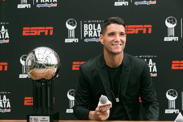 Premio Bola de Prata ESPN SaO PAULO, SP - 04.12.2017: PReMIO BOLA DE PRATA ESPN - Silver Ball Award comes to its 48th edition this Monday (04) in SP and aims to reward the best athletes of 2017. In the Spotlight Thiago Neves do Cruzeiro. (Photo: Tom Vieira Freitas Fotoarena) x1442056x  TomxVieiraxFreitas