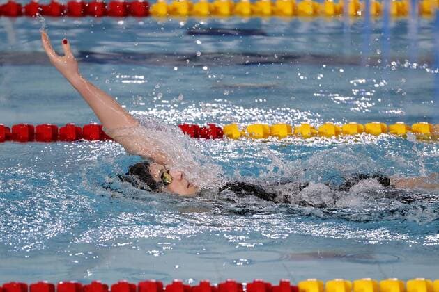 Spanish Nuria Marques Soto (C) competes during the Paralympic Swimming Championships 200 meters individual women s SM9 in Mexico City, Mexico, 04 November 2017. Paralympic Swimming Championships in Mexico City !ACHTUNG: NUR REDAKTIONELLE NUTZUNG!  Copyright: xJosexMendezx MEX001 20171204-636480156041771915