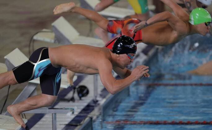 Colombian Crispin Nelson competes during the Paralympic Swimming Championships 100 meters individual men s S6 in Mexico City, Mexico, 04 November 2017. Paralympic Swimming Championships in Mexico City !ACHTUNG: NUR REDAKTIONELLE NUTZUNG!  Copyright: xJosexMendezx MEX007 20171204-636480158010635294