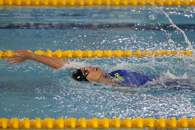Spanish Teresa Perales competes during the Paralympic Swimming Championships 50 meters backstroke individual women s S5 in Mexico City, Mexico, 04 November 2017. Paralympic Swimming Championships in Mexico City !ACHTUNG: NUR REDAKTIONELLE NUTZUNG!  Copyright: xJosexMendezx MEX015 20171204-636480187235614206