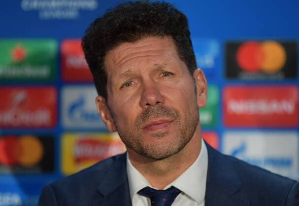 Atletico Madrid press conference PK Pressekonferenz Diego Simeon during the Atletico Madrid Press Conference at Stamford Bridge, London Content Not Available For UK Newspapers Copyright: xSimonxDaelx FIL-11047-0016