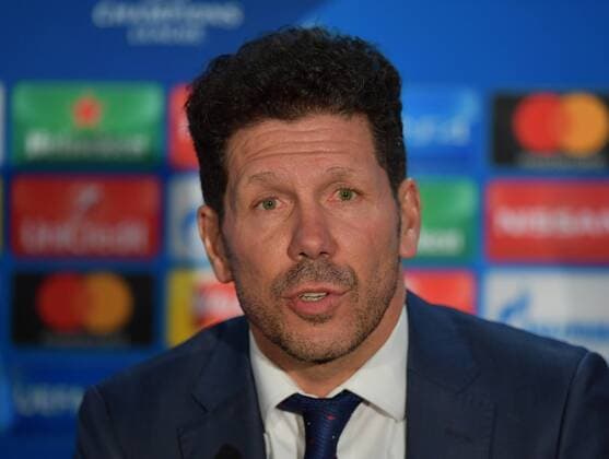 Atletico Madrid press conference PK Pressekonferenz Diego Simeon during the Atletico Madrid Press Conference at Stamford Bridge, London Content Not Available For UK Newspapers Copyright: xSimonxDaelx FIL-11047-0018
