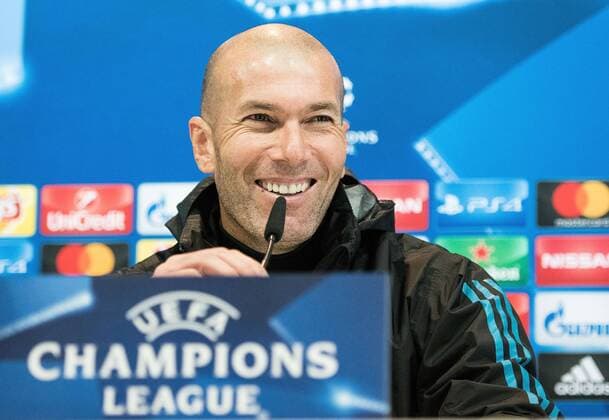 05 12 2017 xfux Football Champions League Real Madrid press conference ahead of the Champions League match against Borussia Dortmund emspor v l coach Zinedine Zidane Real Madrid Madrid