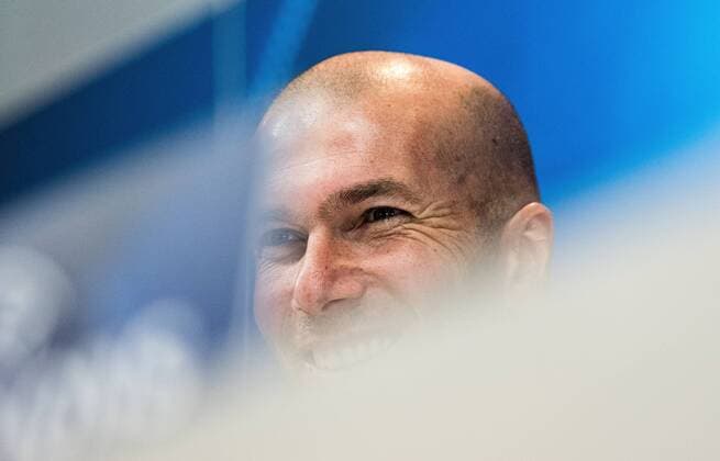 05 12 2017 xfux Football Champions League Real Madrid press conference ahead of the Champions League match against Borussia Dortmund emspor v l coach Zinedine Zidane Real Madrid Madrid