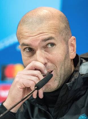 05 12 2017 xfux Football Champions League Real Madrid press conference ahead of the Champions League match against Borussia Dortmund emspor v l coach Zinedine Zidane Real Madrid Madrid