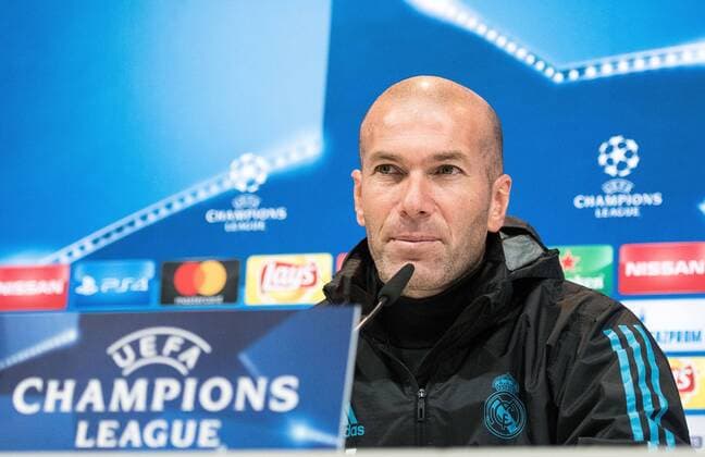 05 12 2017 xfux Football Champions League Real Madrid press conference ahead of the Champions League match against Borussia Dortmund emspor v l coach Zinedine Zidane Real Madrid Madrid