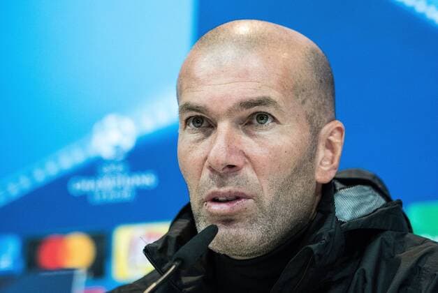 05 12 2017 xfux Football Champions League Real Madrid press conference ahead of the Champions League match against Borussia Dortmund emspor v l coach Zinedine Zidane Real Madrid Madrid