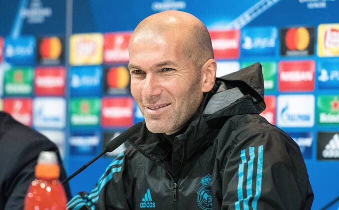 05 12 2017 xfux Football Champions League Real Madrid press conference ahead of the Champions League match against Borussia Dortmund emspor v l coach Zinedine Zidane Real Madrid Madrid