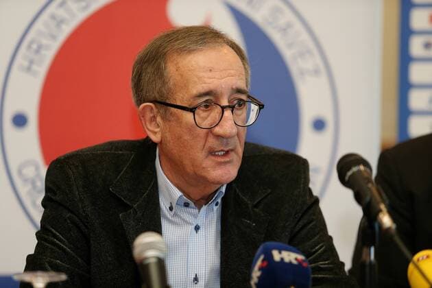 Croatian Handball Association - press conference PK Pressekonferenz 05.12.2017., Zagreb, Croatia - Press conference of Croatian Handball Association . Croatian national coach Lino Cervar announce list of players for upcoming European Championships  DaliborxUrukalovic PIXSELL