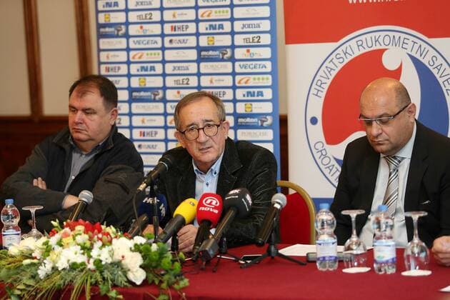 Croatian Handball Association - press conference PK Pressekonferenz 05.12.2017., Zagreb, Croatia - Press conference of Croatian Handball Association . Croatian national coach Lino Cervar announce list of players for upcoming European Championships  DaliborxUrukalovic PIXSELL
