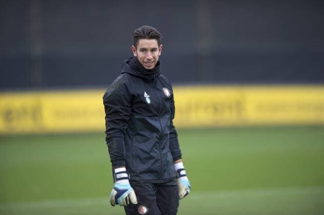 05-12-2017 VOETBAL: TRAINING FEYENOORD: ROTTERDAM Brad Jones (Feyenoord) Foto: SCS Michel Utrecht xVIxVIxImagesx xSoenarxChamidxsportfotografiexIVx 9491988