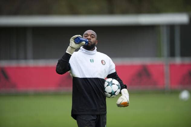 05-12-2017 VOETBAL: TRAINING FEYENOORD: ROTTERDAM Kenneth Vermeer (Feyenoord) Foto: SCS Michel Utrecht xVIxVIxImagesx xSoenarxChamidxsportfotografiexIVx 9492007