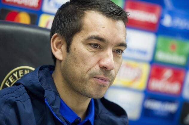 05-12-2017 VOETBAL: PERSCONFERENTIE FEYENOORD: ROTTERDAM Giovanni van Bronckhorst, coach Feyenoord Foto: SCS Michel Utrecht xVIxVIxImagesx xSoenarxChamidxsportfotografiexIVx 9492290