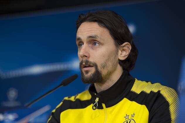 Fußball: Champions League, Saison 2017 2018, Gruppe H, Pressekonferenz von Borussia Dortmund vor dem Spiel gegen Real Madrid am 05.12.2017 im Estadio Santiago Bernabeu in Madrid (Spanien). Dortmunds Neven Subotic spricht auf der Pressekonferenz. Copyright: xKirchner DavidxInderliedx