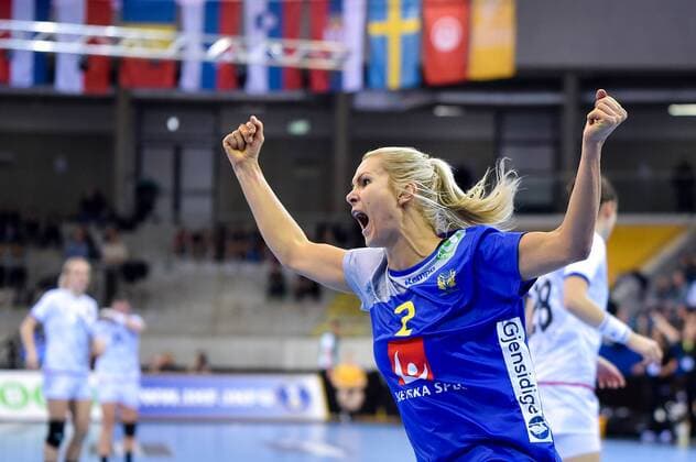 Handball, WM Damen, Schweden - Tschechien 2017.12.05 Bietigheim-Bissingen Pilka reczna Mistrzostwa Swiata w pilce recznej kobiet Szwecja - Czechy N z Urlika Toft Hansen Foto Lukasz Laskowski PressFocus NEWSPIX.PL 2017.12.05 Bietigheim-Bissingen IHF Women s Handball World Championship WM Weltmeisterschaft Sweden v Czech Republic Urlika Toft Hansen Credit: Lukasz Laskowski PressFocus --- Newspix.pl  20171205_LUK_218