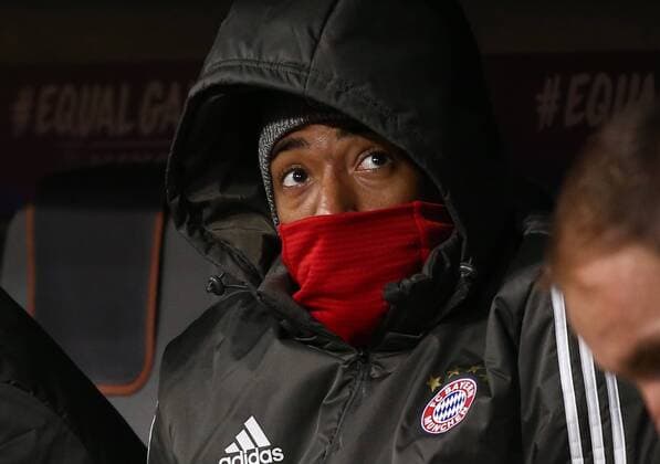 Jerome Boateng on the bench Sport Football Soccer UEFA CL Championsleague Mens Season 2017 2018 05 12 2017 Bayern Munich FCB vs Paris St Germain PSG