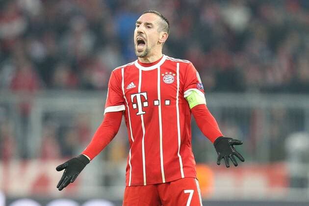 Franck Ribery 7 Bayern Muenchen sour cries Bayern Munich vs Paris Saint Germain Football Preliminary Round Champions League 05 12 2017 Muenchen Bayern Germany Copyright: xkolbert-press ChristianxKolbertx