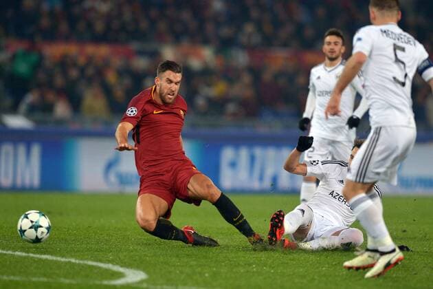 Kevin Strootman Roma Roma 05-12-2017 Stadio Olimpico Uefa Champions League A 2017 2018 Group C AS Roma - Qarabag Foto Antonietta Baldassarre Insidefoto AntoxBalda
