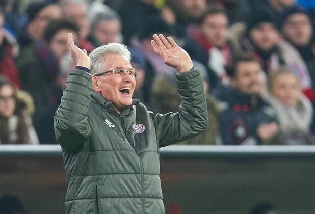 Coach Head Coach Jupp HEYNCKES FCB tot Emotional Feeling Reaction Anger exasperating scream Rage Out Action FC BAYERN MUENCHEN PARIS SG Group Stage Rückspiel Soccer UEFA Champions League Munich 05 12 2017 CL Season 2017 2018 FCB SG Paris