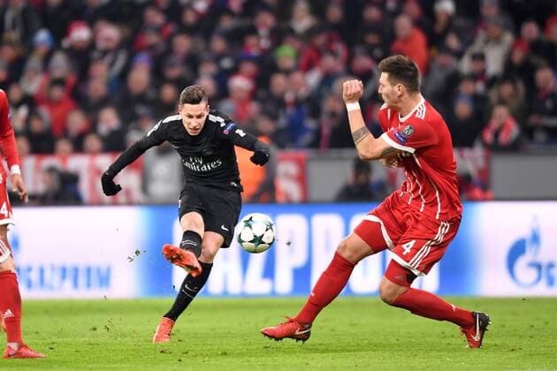 23 JULIAN DRAXLER (psg) FOOTBALL : Bayern Munich vs Paris SG - Ligue des Champions - 05 12 2017 AnthonyBIBARD FEP Panoramic 