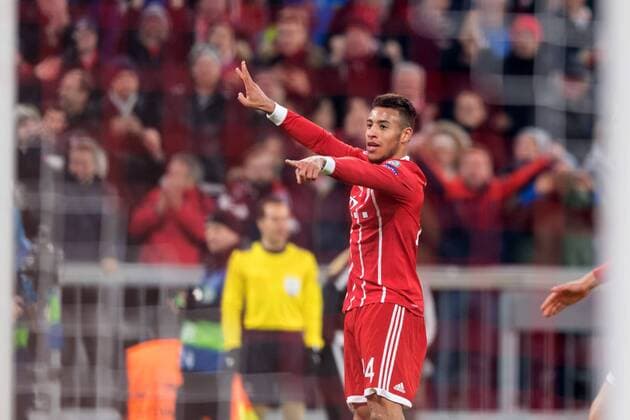 SOCCER - CL, Bayern vs PSG MUNICH,GERMANY,05.DEC.17 - SOCCER - UEFA Champions League, group stage, FC Bayern Muenchen vs Paris Saint-Germain FC. Image shows Corentin Tolisso (Bayern). GEPAxpictures xMarkusxFischer