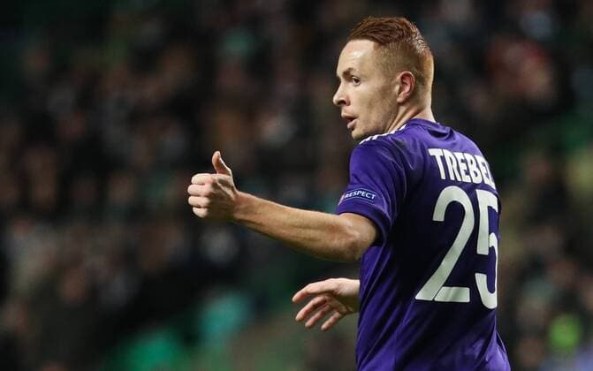 Anderlecht s Adrien Trebel pictured during a soccer game between Scottish team Celtic FC and Belgian club RSC Anderlecht, Tuesday 05 December 2017 in Glasgow, Scotland, the sixth and last game in the group stage of the UEFA Champions League competition. VIRGINIExLEFOUR  x05214474x